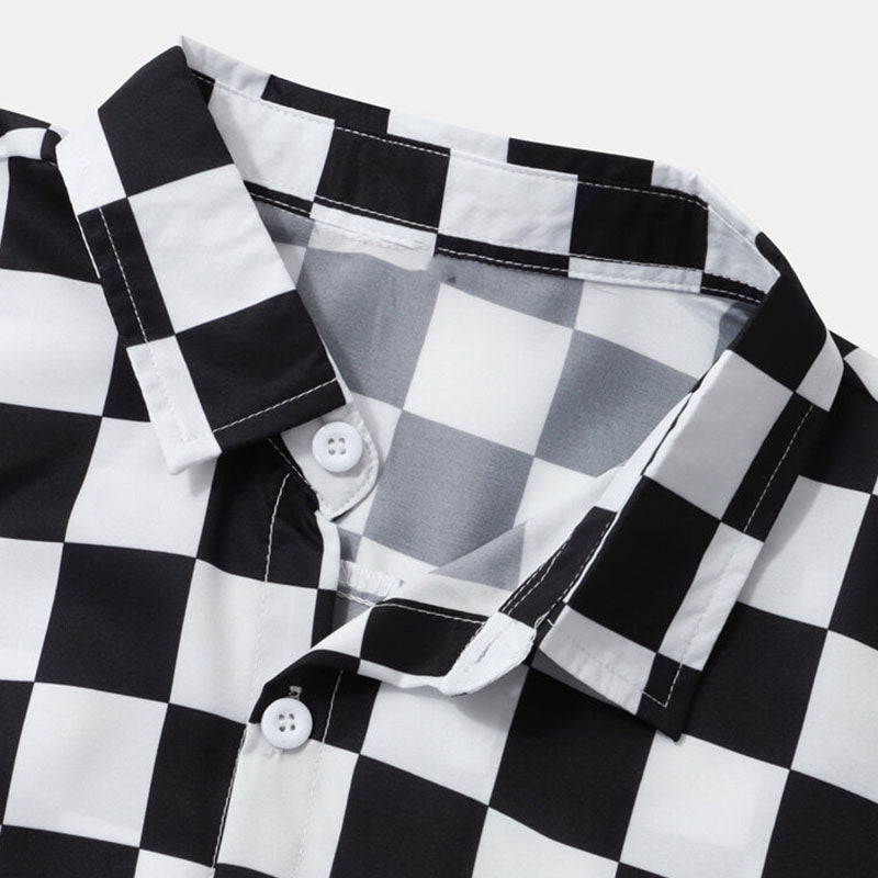 Camisa polo hombre algodón cuadros – Estilo casual para todas las temporadas