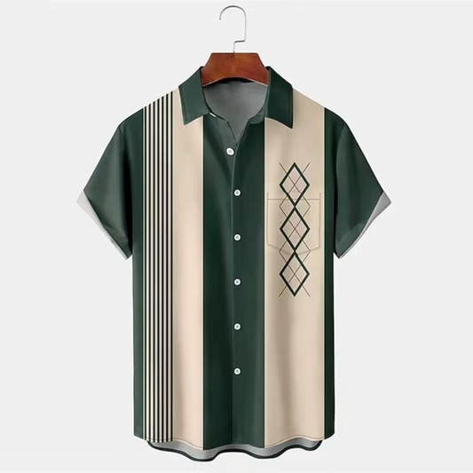 Polo clásico hombre – Camiseta de botones y mangas cortas para todas las estaciones