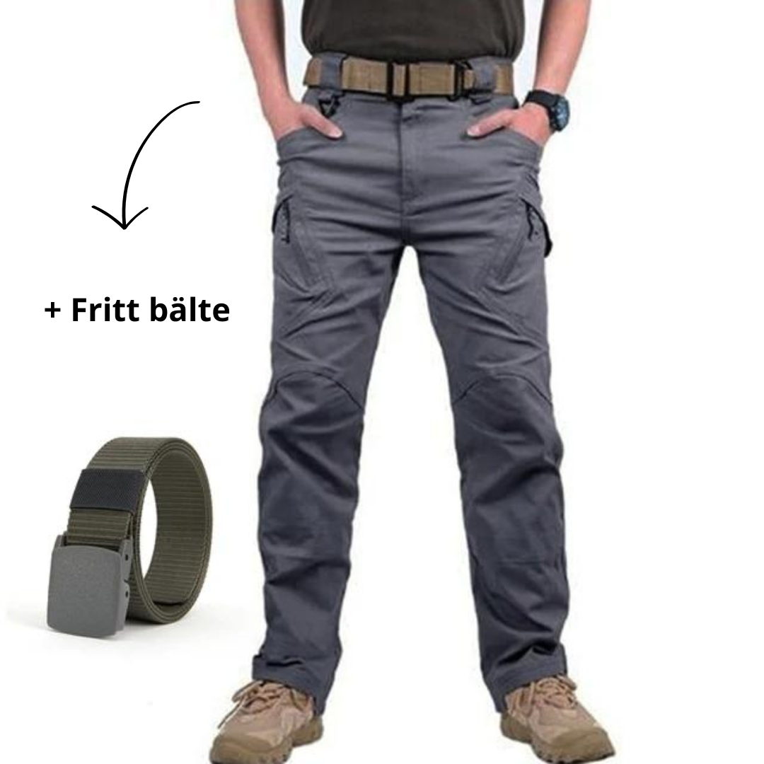 Pantalón táctico ajustable – Pantalón militar con cinturón y diseño funcional