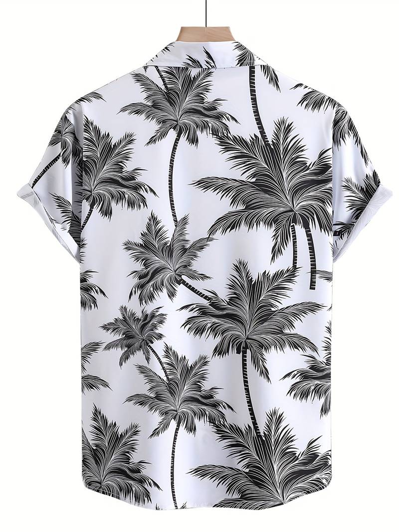 Hawaiano ligero verano – Camiseta palmera fresca y cómoda