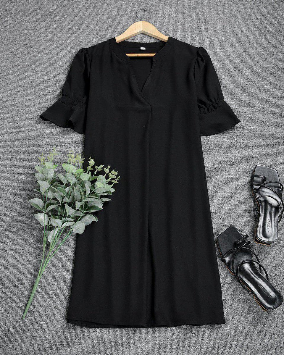 Vestido negro elegante – Vestido de noche para ocasiones especiales