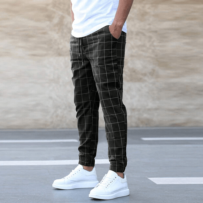 Pantalones de cuadros hombre – Pantalones cómodos y a la moda para ocasiones casuales