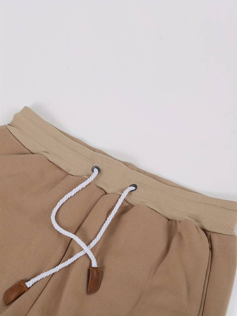 Pantalón cómodo con cordón ajustable – Pantalón casual ligero y versátil para diario