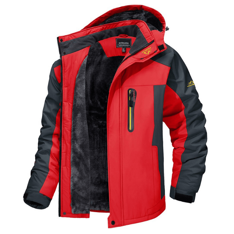 Chaqueta de invierno hombre – Chaqueta impermeable con forro polar cálido