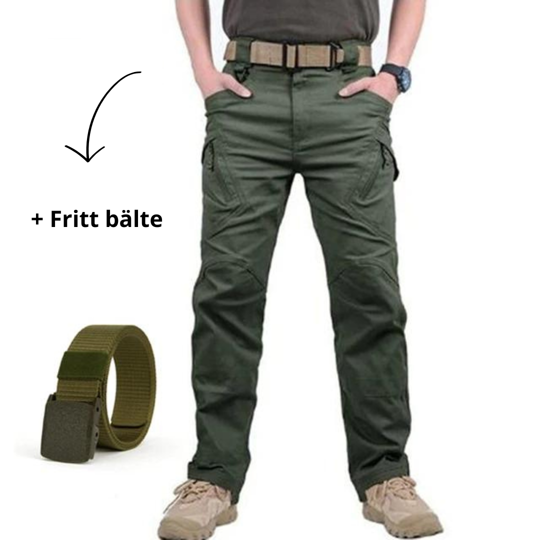 Pantalón táctico ajustable – Pantalón militar con cinturón y diseño funcional