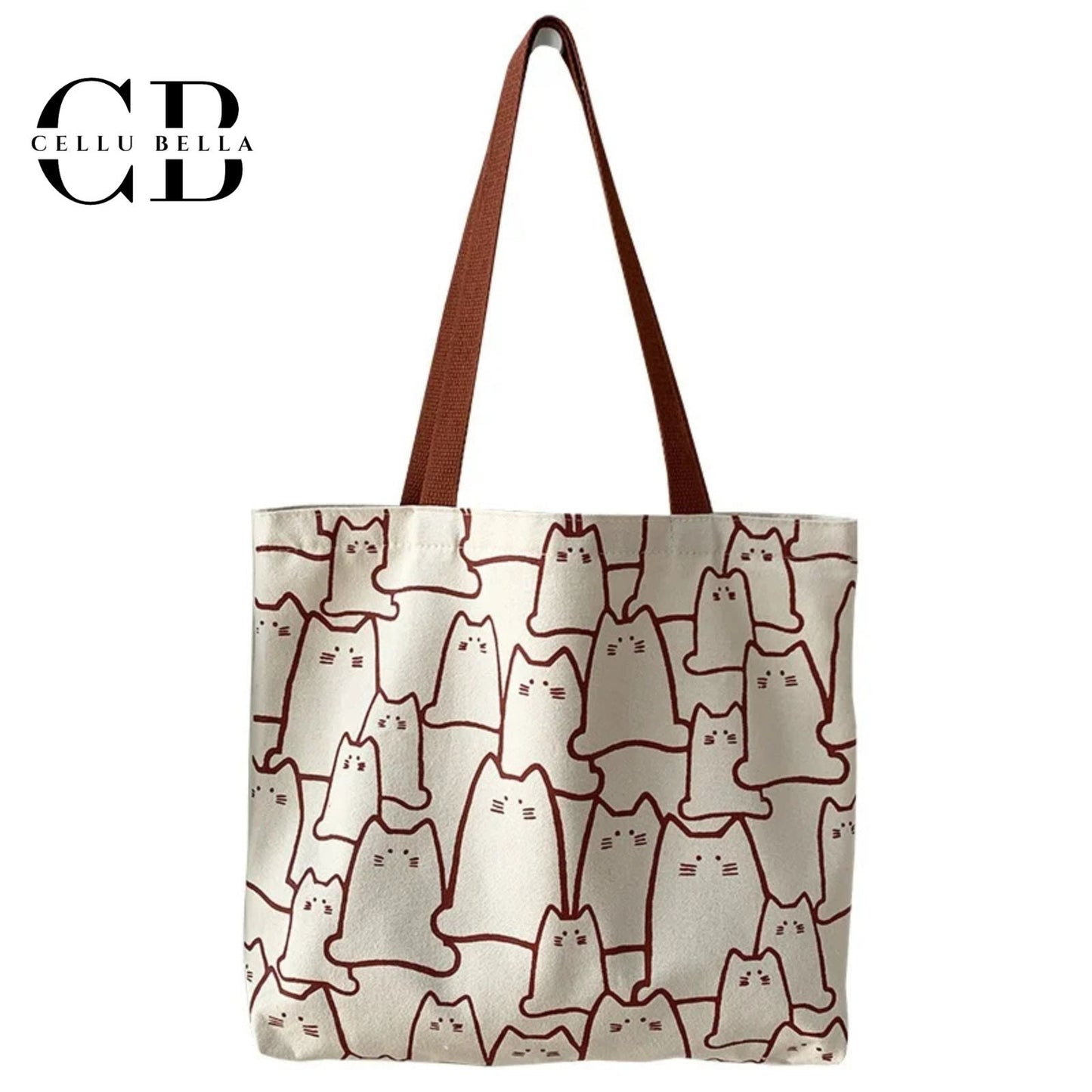 Bolsa de lona gatos – Bolsa divertida y chic para amantes de los felinos