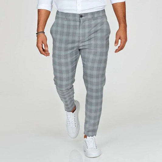 Pantalón Chino Cuadros – Chino Atemporal Versátil y Elegante