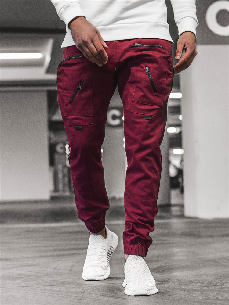 Pantalones cargo hombre – Pantalones prácticos con múltiples bolsillos y diseño cómodo