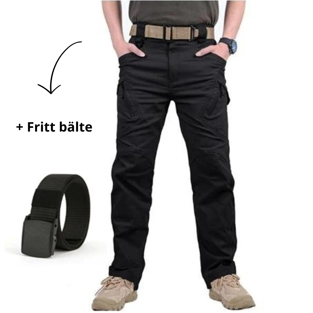 Pantalón táctico ajustable – Pantalón militar con cinturón y diseño funcional