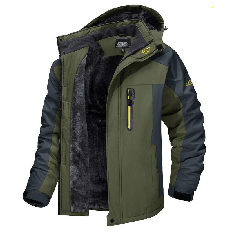 Chaqueta de invierno hombre – Chaqueta impermeable con forro polar cálido