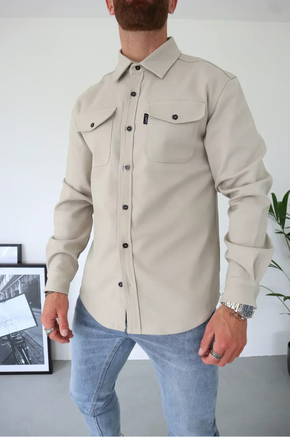 Camisa overshirt transpirable – Camisa ligera para todas las estaciones