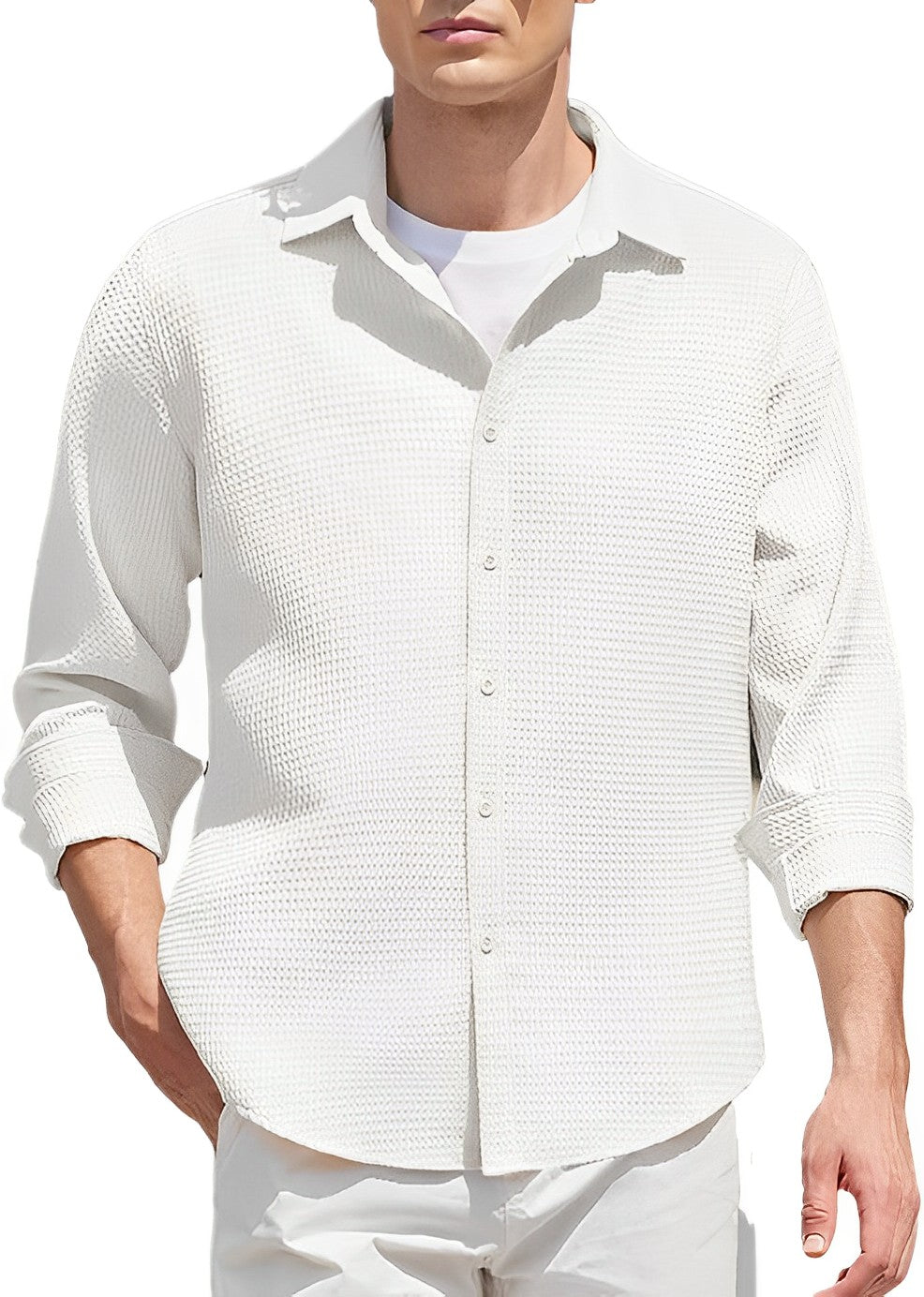 Camisa transpirable hombre – Camisa cómoda y elegante para verano