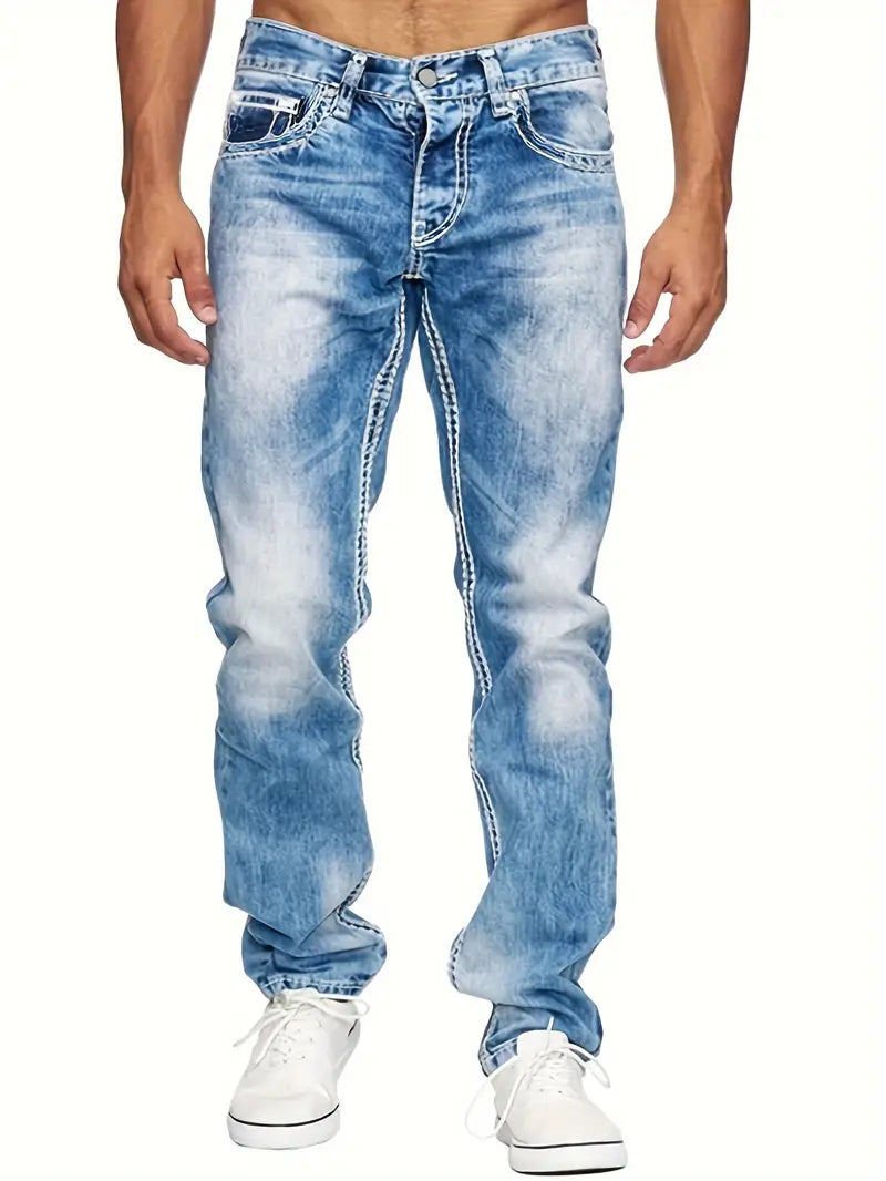 Jeans slim fit hombre – Pantalones con stretch cómodos y modernos