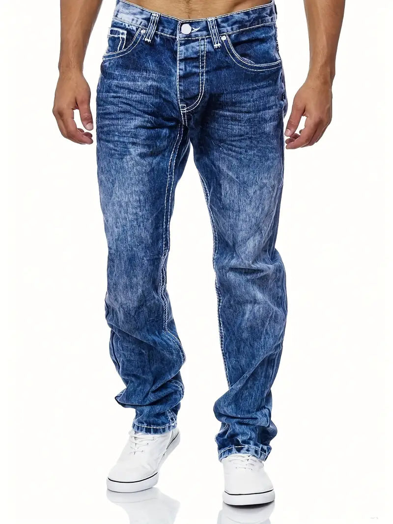 Jeans slim fit hombre – Pantalones con stretch cómodos y modernos