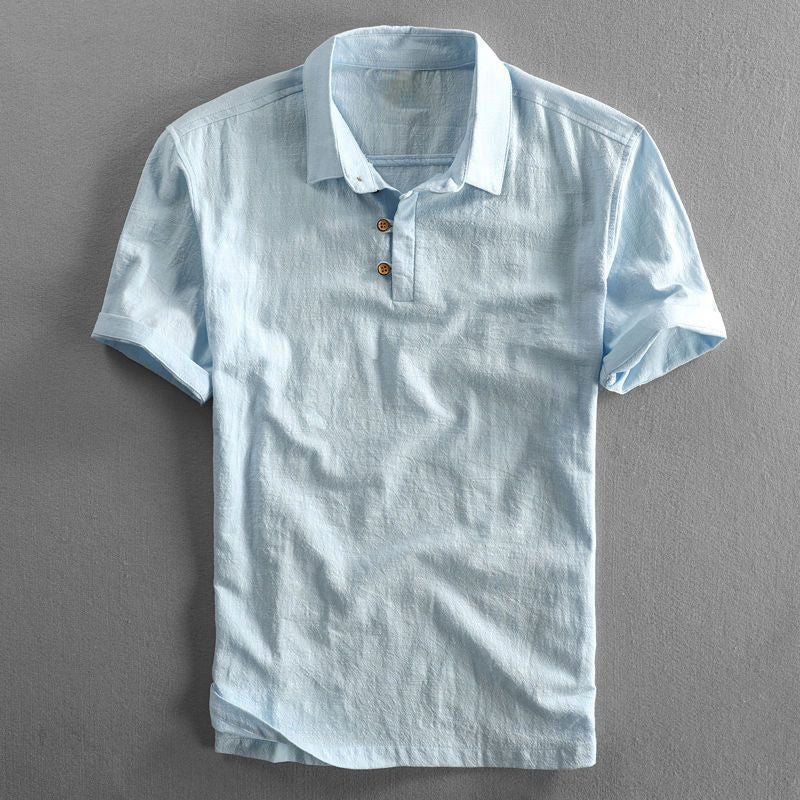 Camisa de verano hombre – Polo relajado y ligero para días cálidos