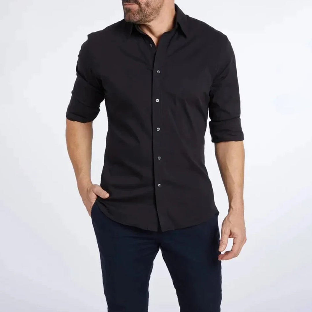 Camisa Formal Profesional – Camisa Elegante de Corte Clásico para Oficina