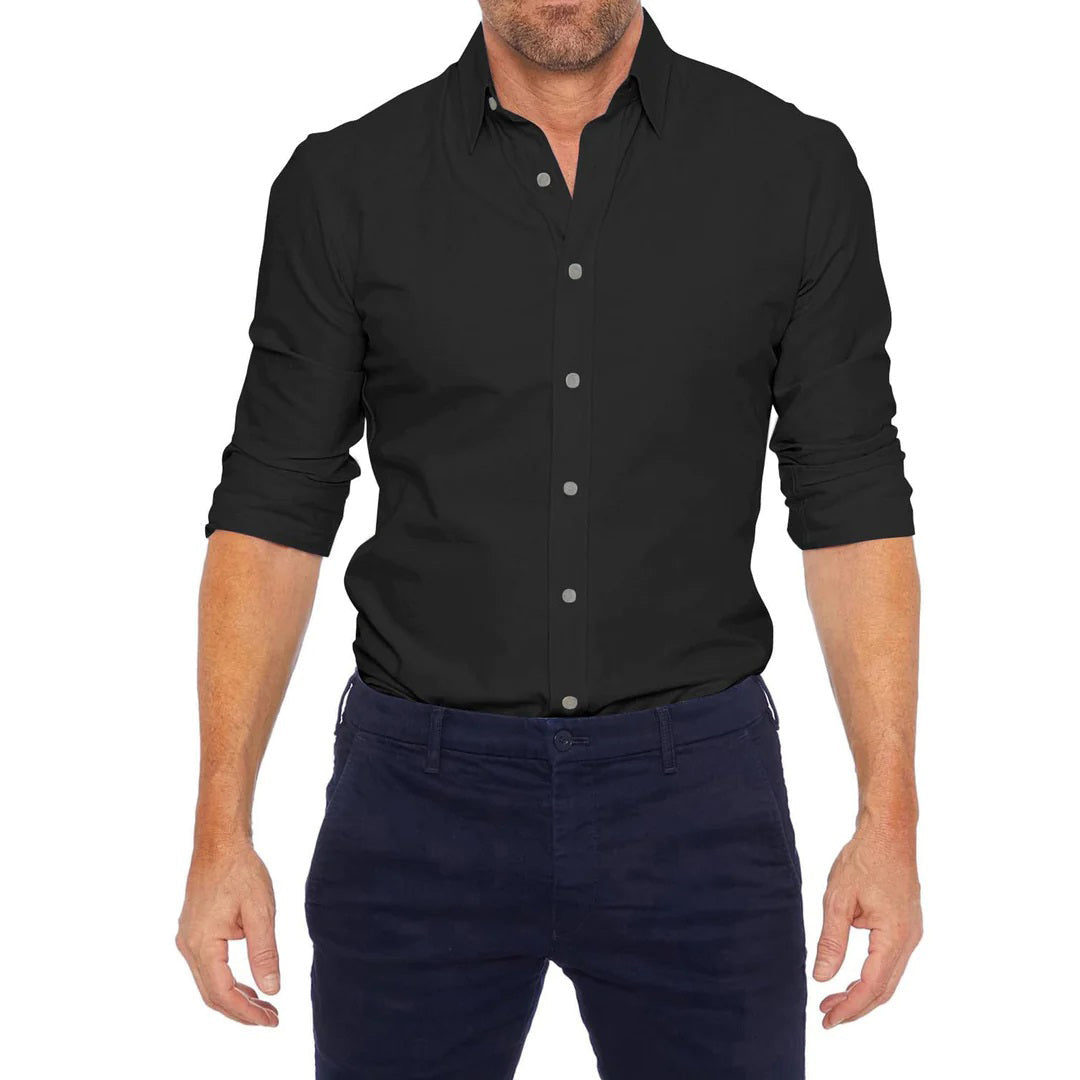 Camisa Formal Profesional – Camisa Elegante de Corte Clásico para Oficina