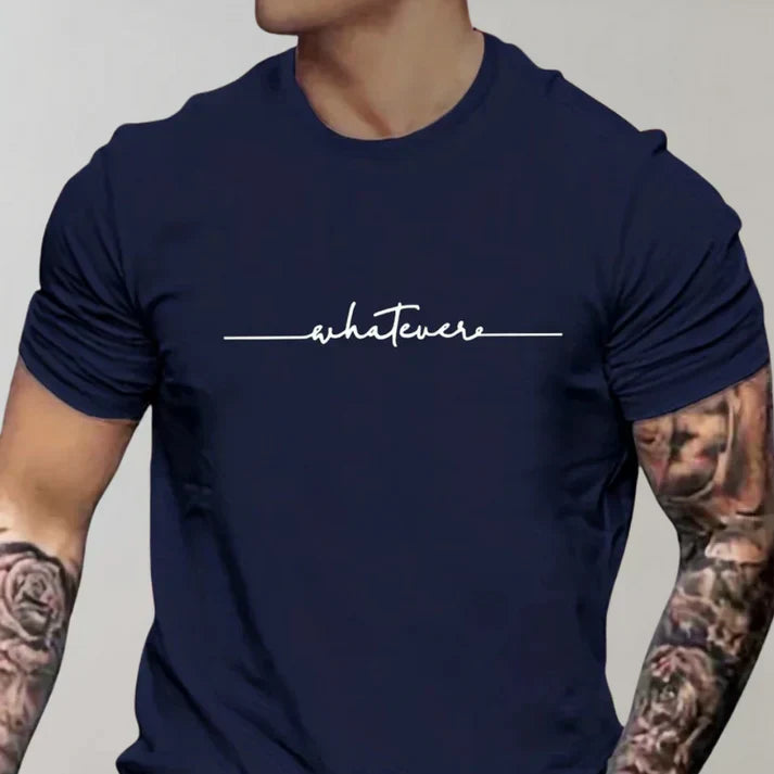 Camiseta hombre cómoda – Camiseta cuello redondo para todas las estaciones