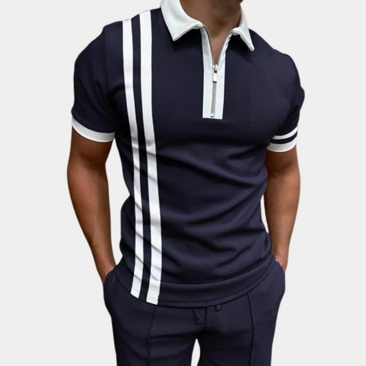 Polo transpirable clásico – Camiseta cómoda y ligera para hombre