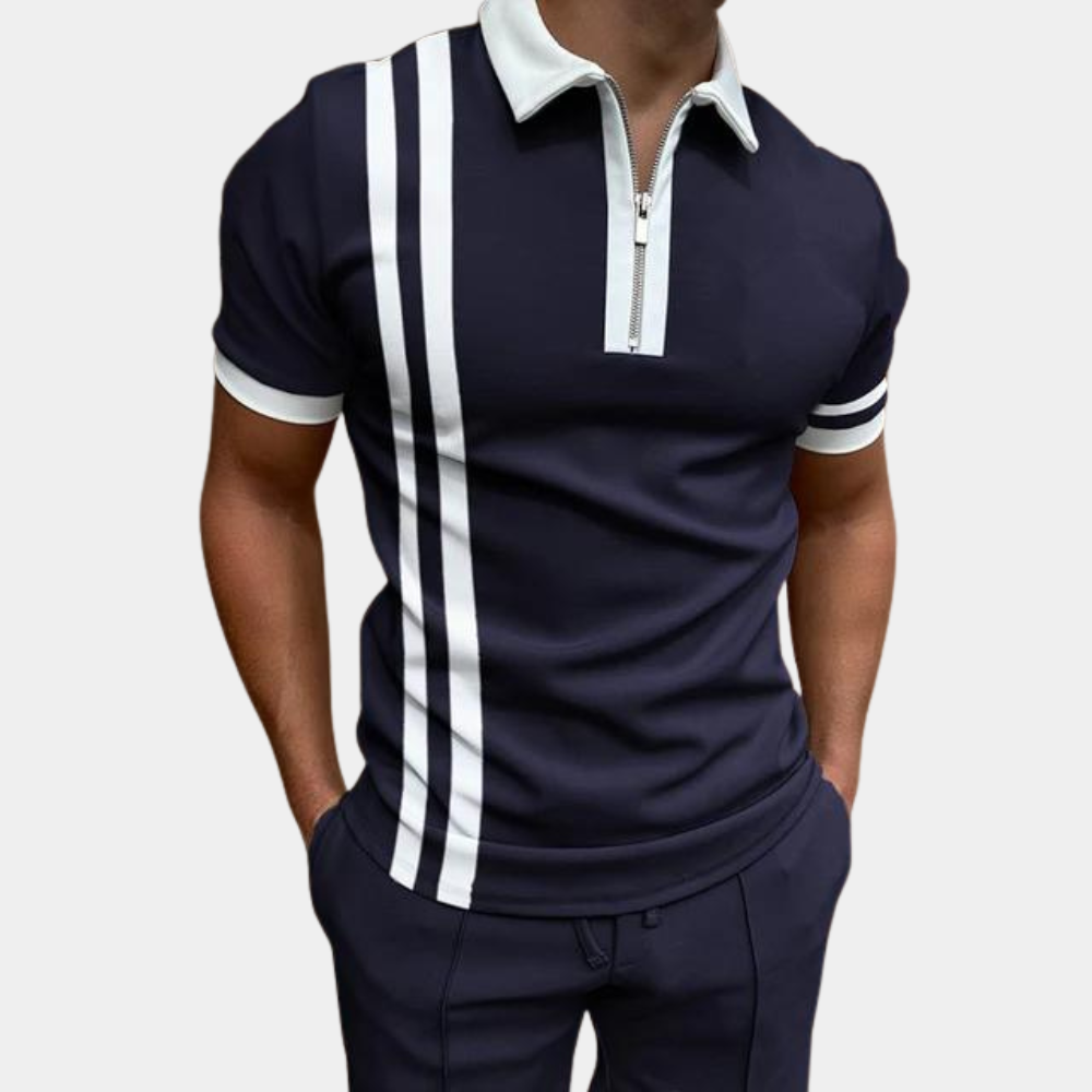 Polo transpirable clásico – Camiseta cómoda y ligera para hombre