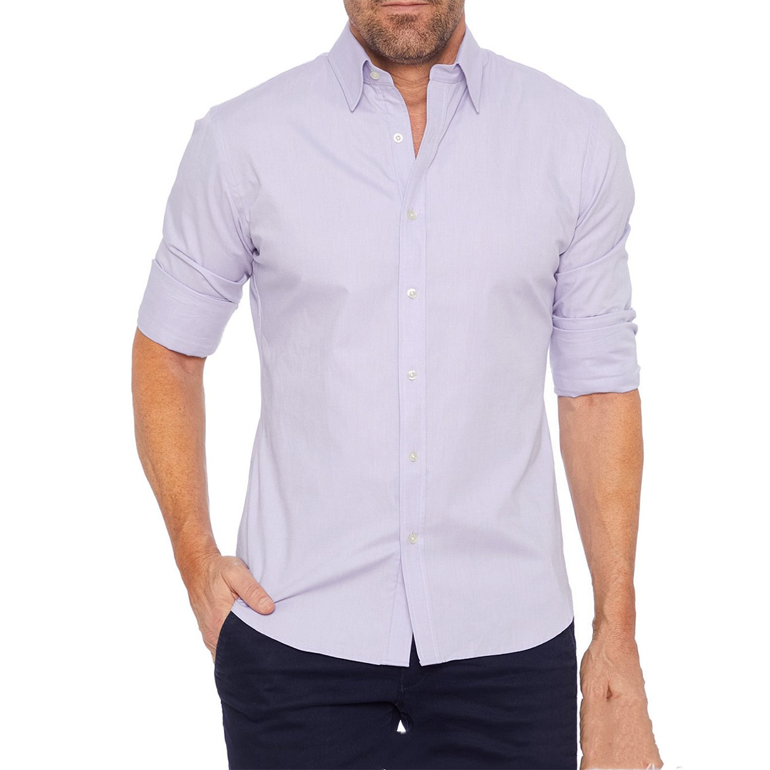 Camisa Formal Profesional – Camisa Elegante de Corte Clásico para Oficina