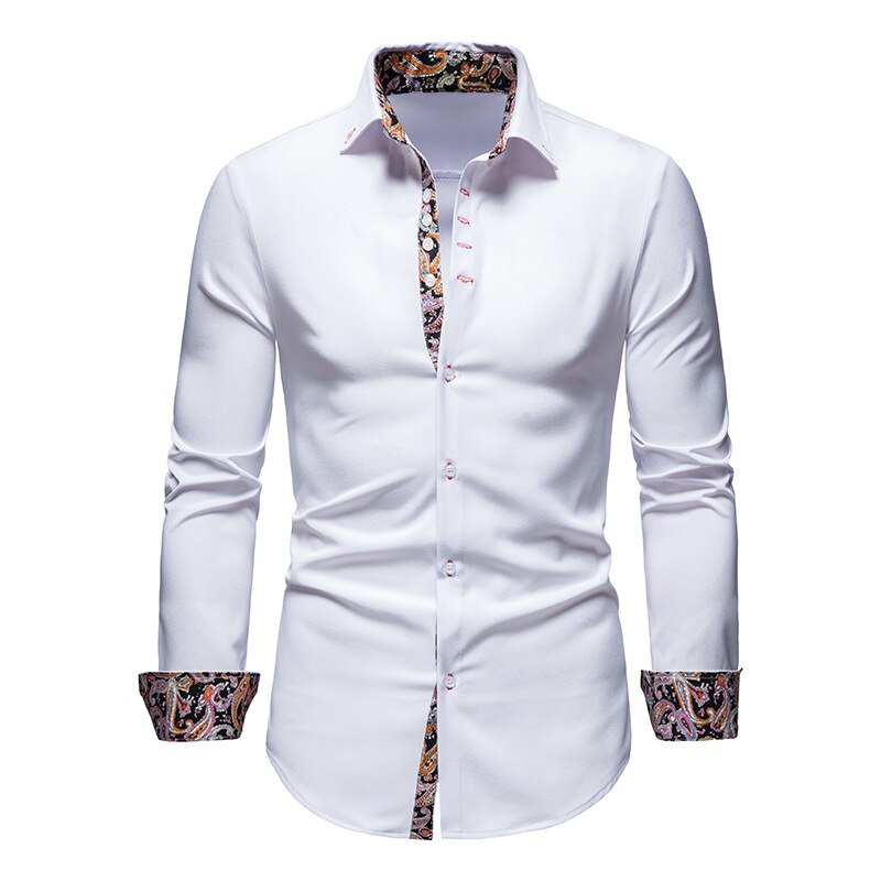 Camisa elegante hombre – Camisa slim-fit transpirable con detalles refinados