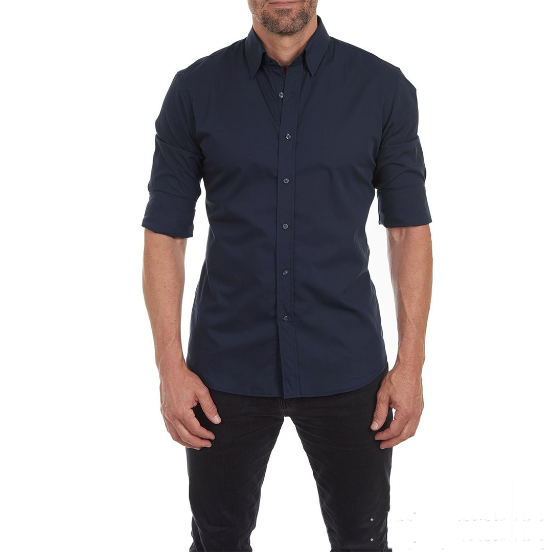 Camisa Formal Profesional – Camisa Elegante de Corte Clásico para Oficina