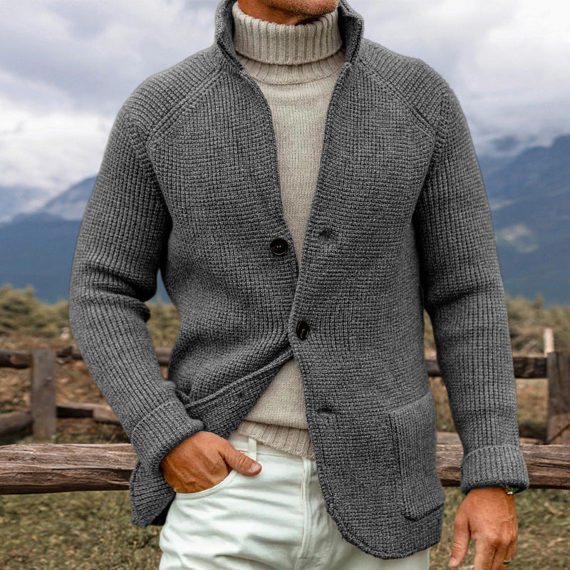 Cardigan de punto largo mujer – Suéter con bolsillos para todas las estaciones