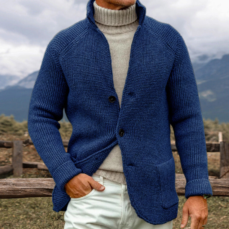 Cardigan de punto largo mujer – Suéter con bolsillos para todas las estaciones