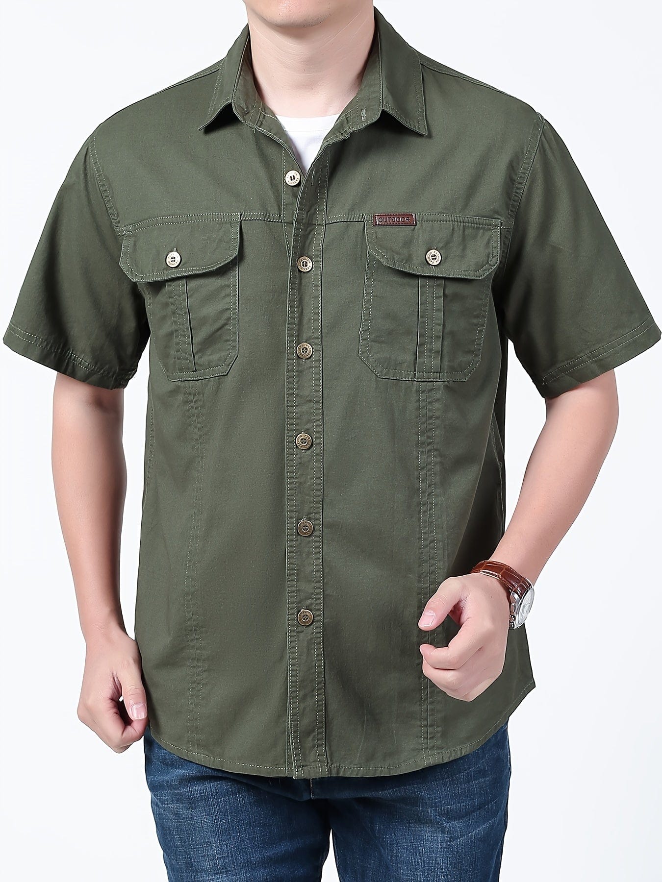 Camisa cargo hombre verano – Camisa estilizada ligera y cómoda