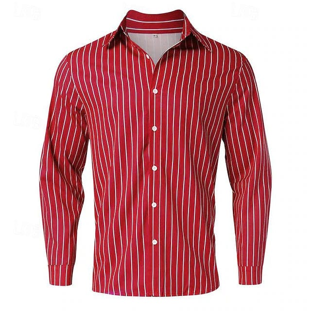 Camisa Casual Hombre – Camisa a Rayas Ligera y Elegante