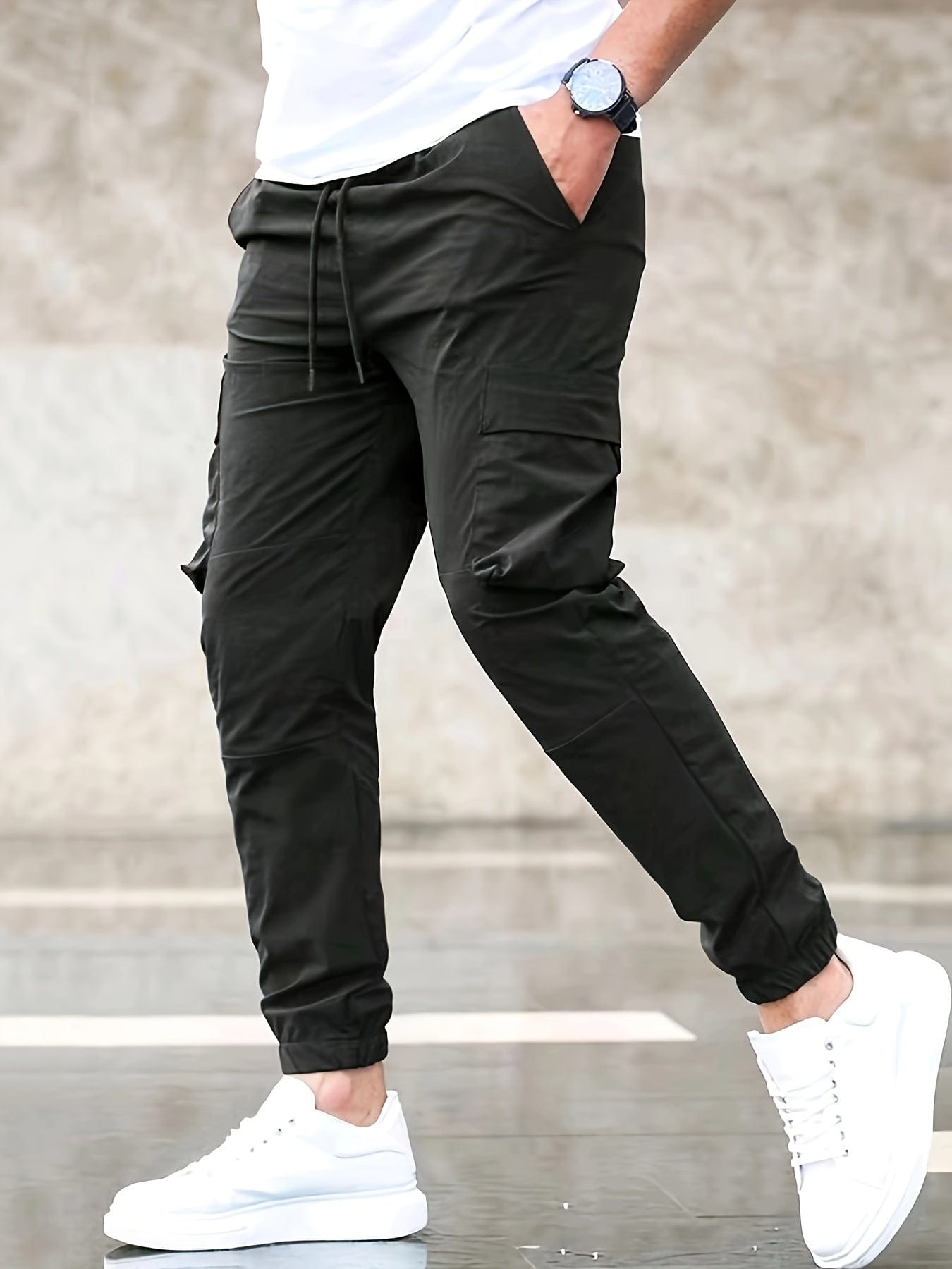 Pantalón duradero hombre – Pantalón con bolsillos para uso diario