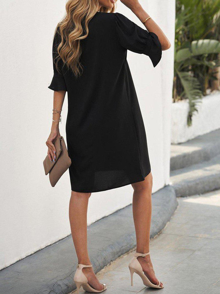 Vestido negro elegante – Vestido de noche para ocasiones especiales