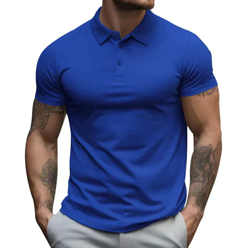 Camiseta hombre ligera – Polo corto transpirable para todas las estaciones