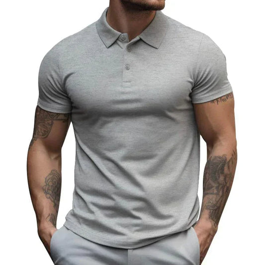 Camiseta hombre ligera – Polo corto transpirable para todas las estaciones