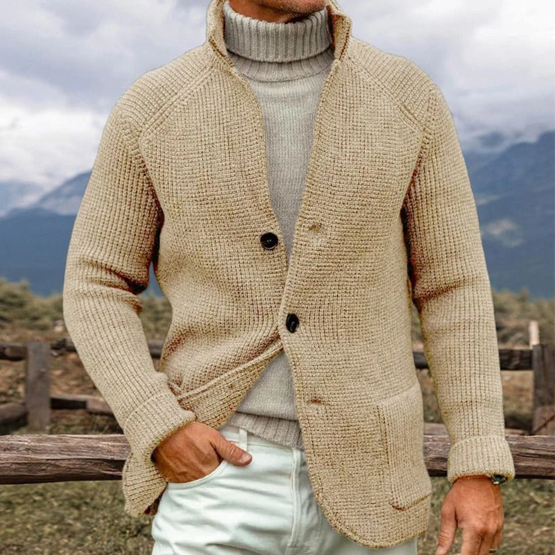 Cardigan de punto largo mujer – Suéter con bolsillos para todas las estaciones