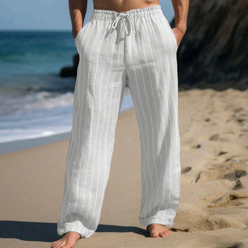 Pantalón de lino primavera – Pantalón casual ligero y cómodo