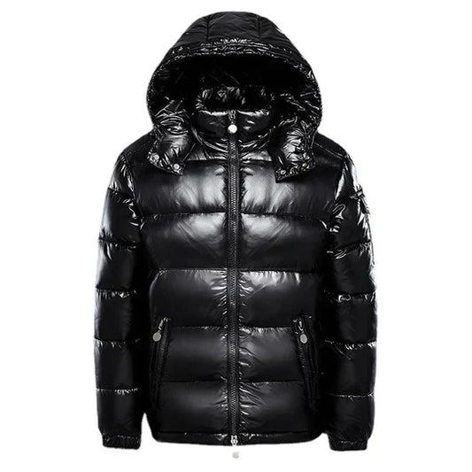 Chaqueta Puffer Invierno – Chaqueta moderna con forro cálido y diseño goth