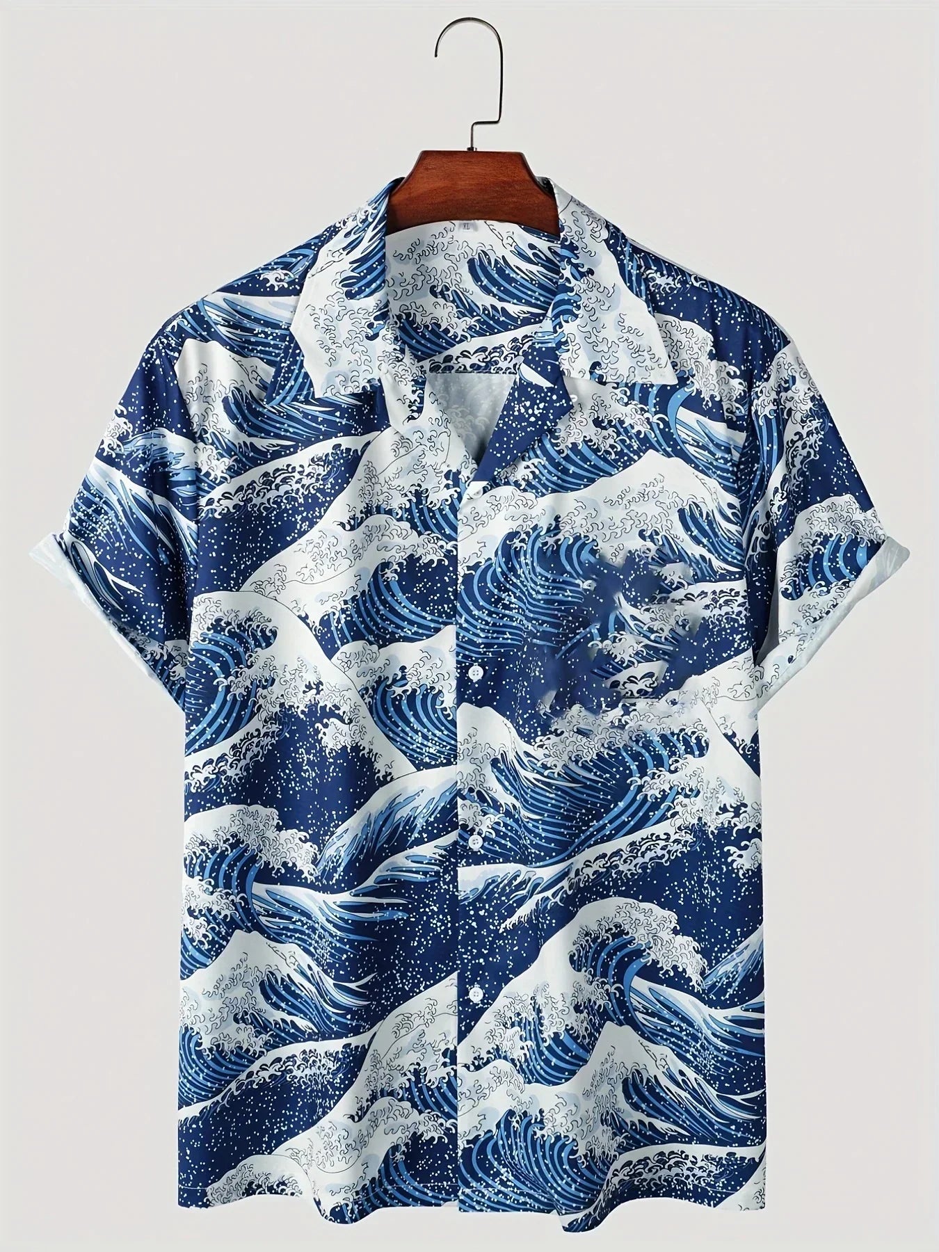 Camisa hawaiana hombre – Camisa floral ligera y fresca para verano