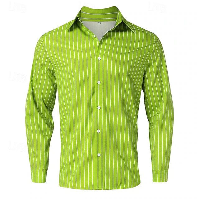 Camisa Casual Hombre – Camisa a Rayas Ligera y Elegante